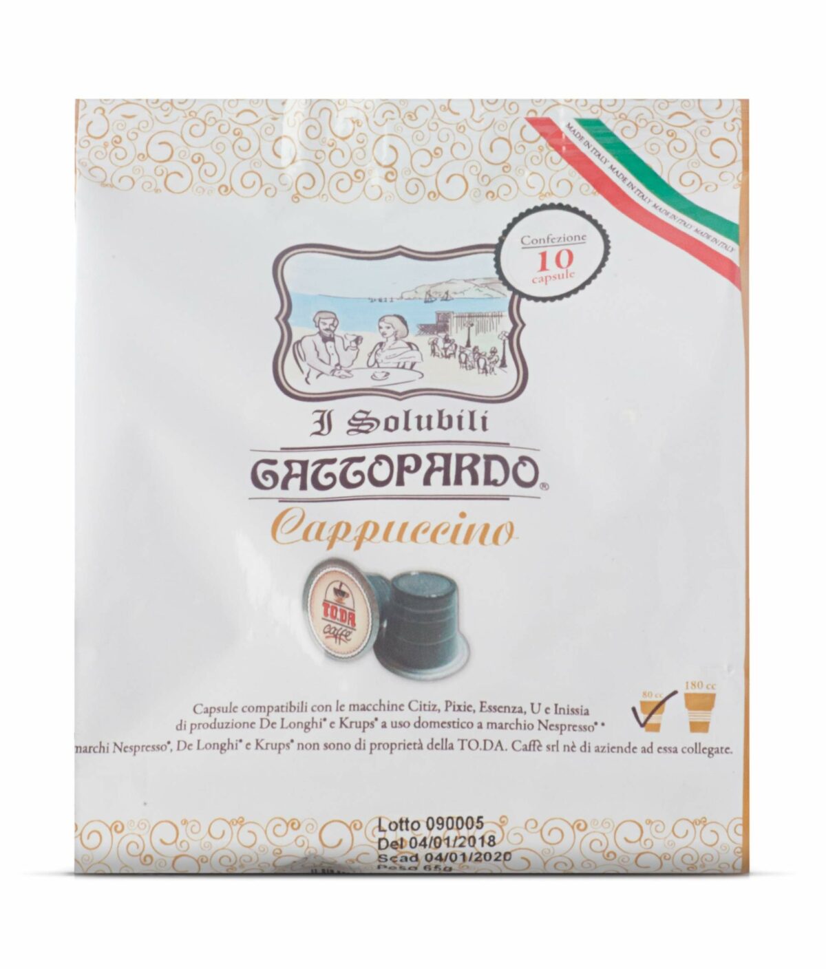 GATTOPARDO 10 Capsule Nespresso* CAPPUCCINO