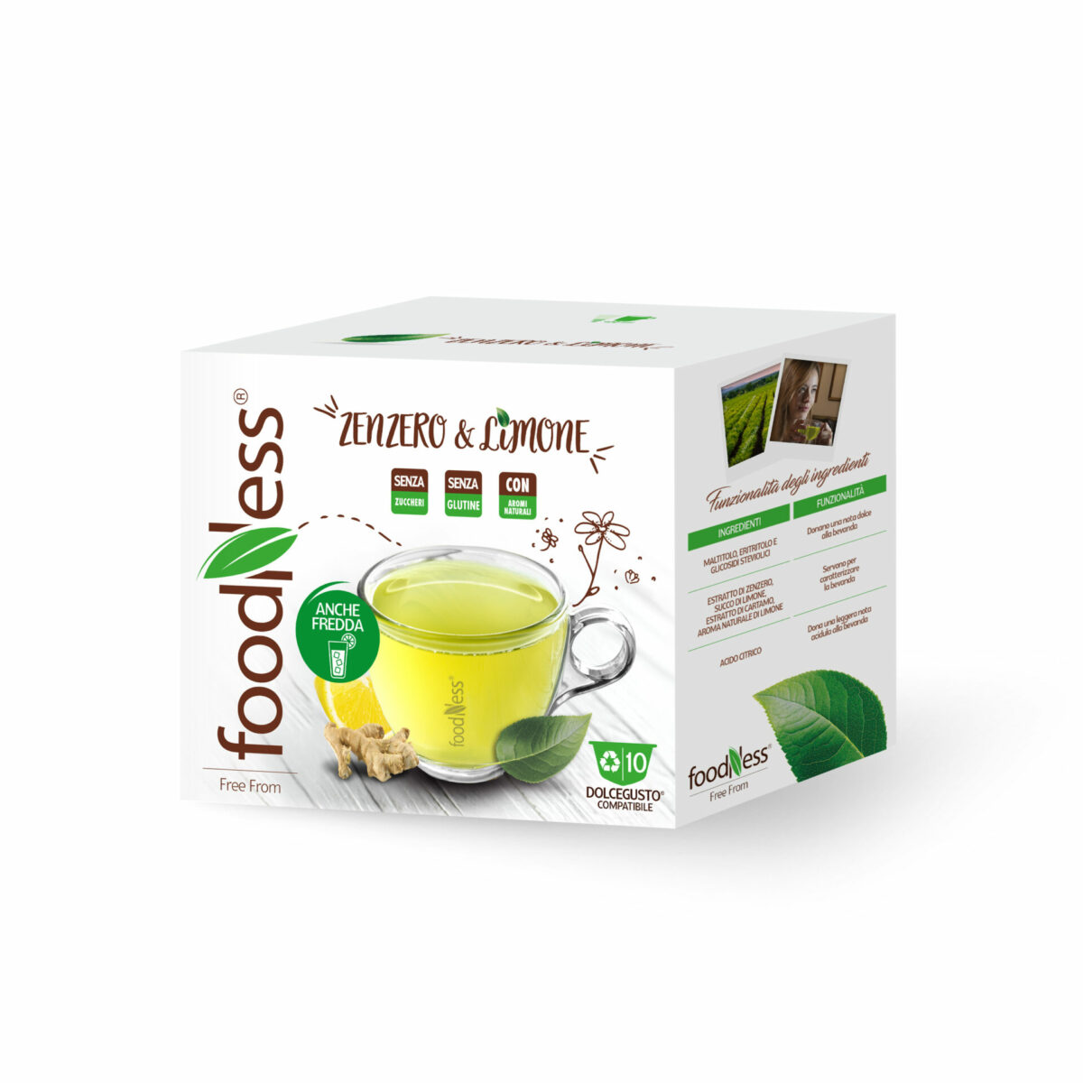FOODNESS 10 capsule Dolce Gusto* ZENZERO E LIMONE