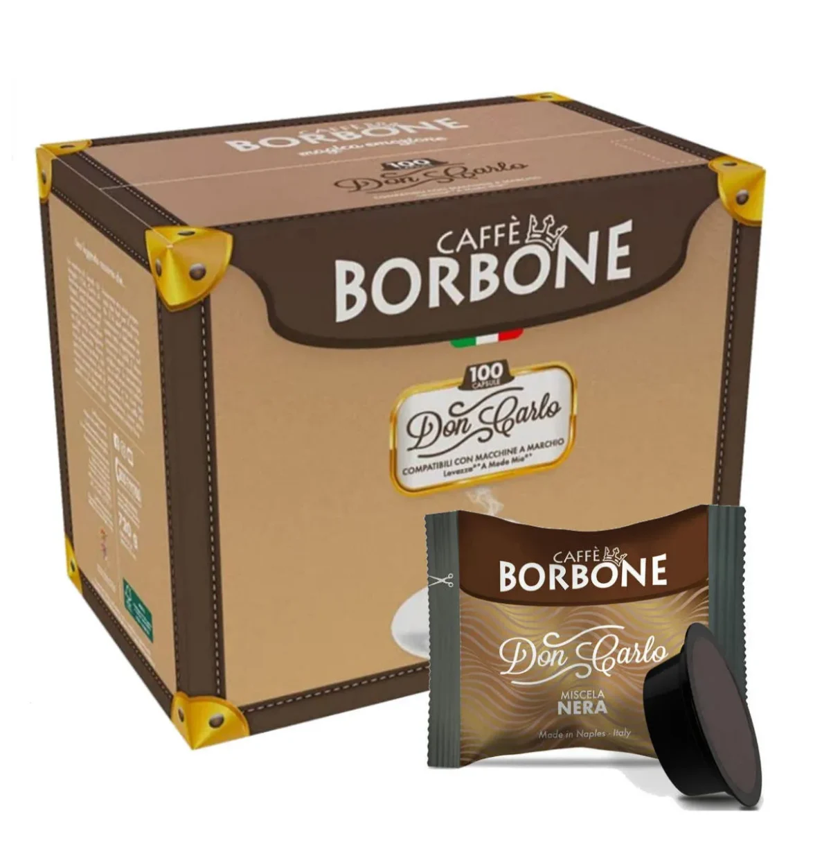 BORBONE 100 Capsule A Modo Mio* Don Carlo Miscela NERA