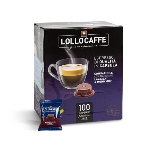 Lollo Caffè 100 Capsule A Modo Mio* Miscela Cuvee