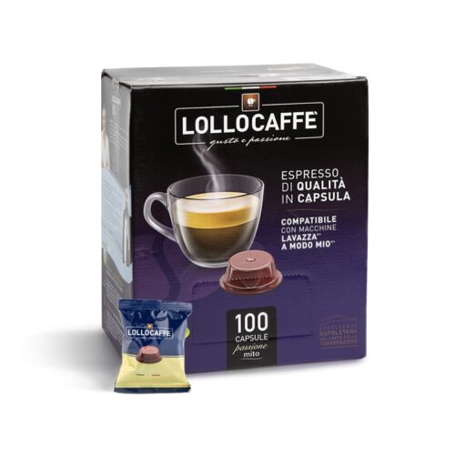Lollo Caffè 100 Capsule A Modo Mio* Miscela Cuvee
