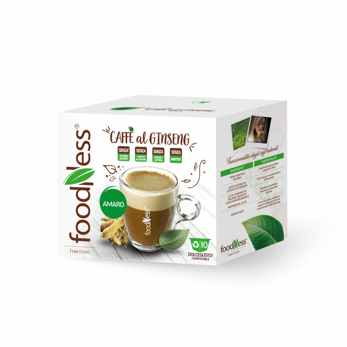 FOODNESS 10 capsule Dolce Gusto* GINSENG AMARO