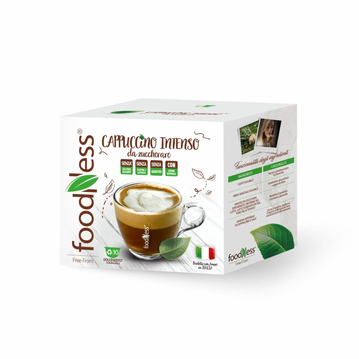 FOODNESS 10 capsule Dolce Gusto* CAPPUCCINO INTENSO