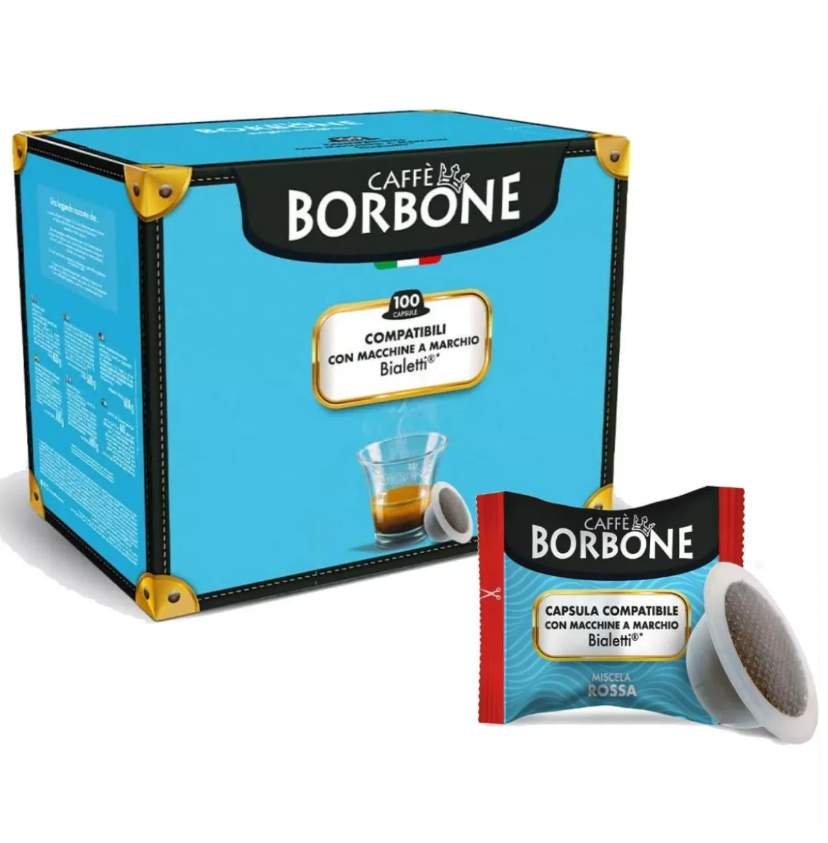 Borbone 100 Capsule Bialetti* Miscela Rossa