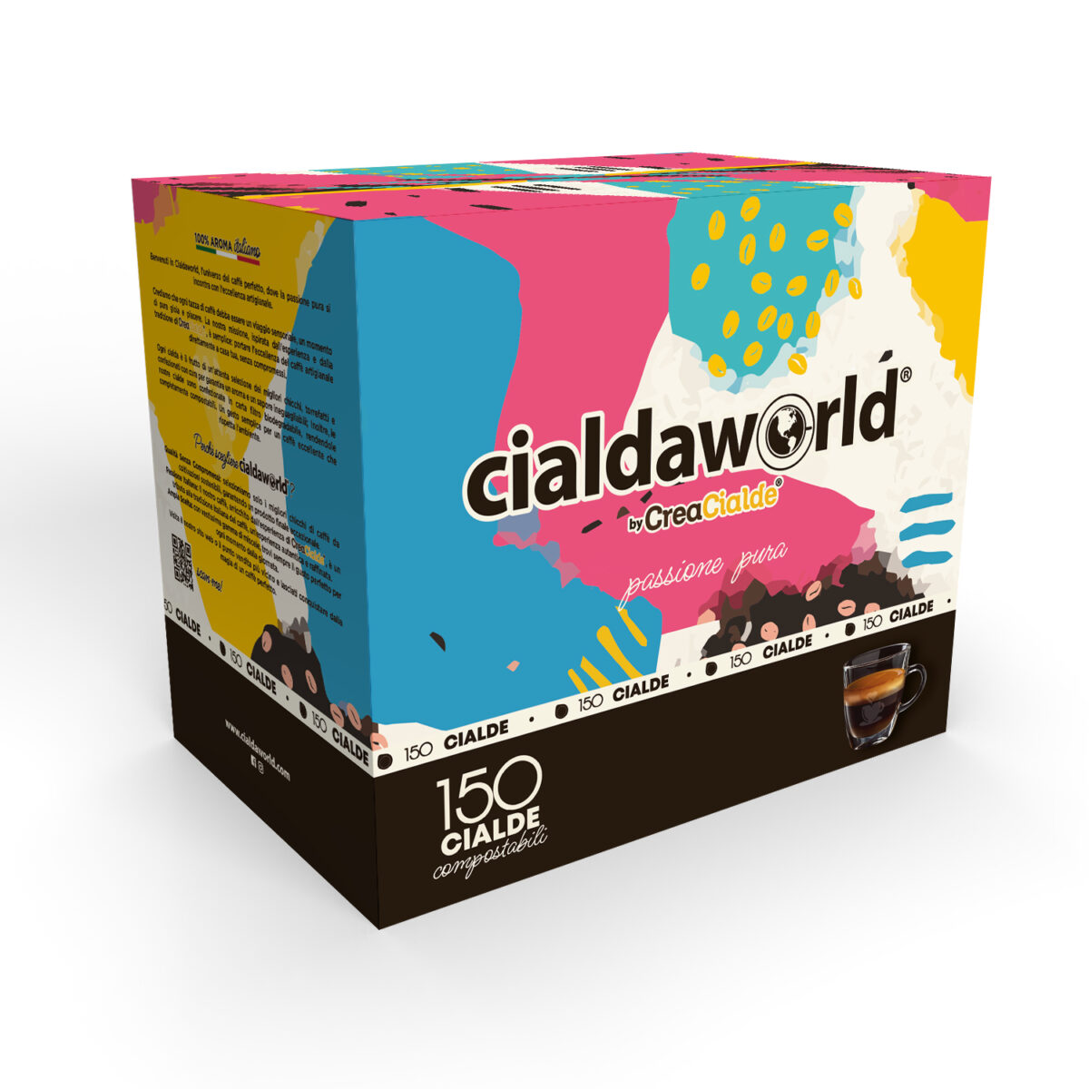 Cialda World 150 Cialde Miscela Blu