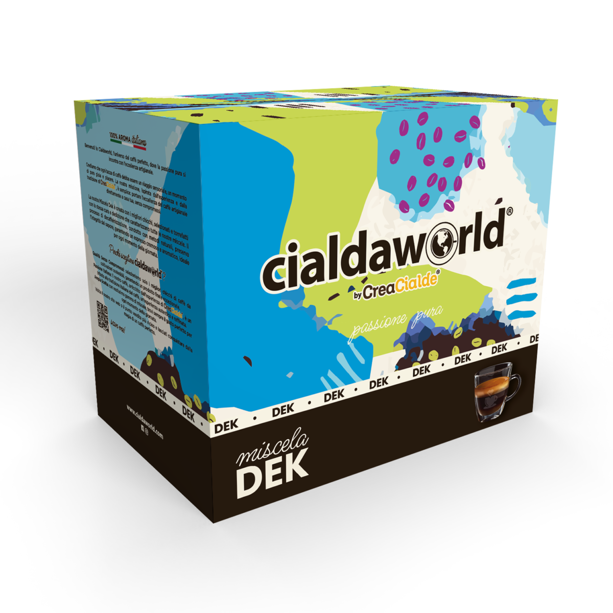Cialda World 100 Capsule A Modo Mio* Miscela Dek