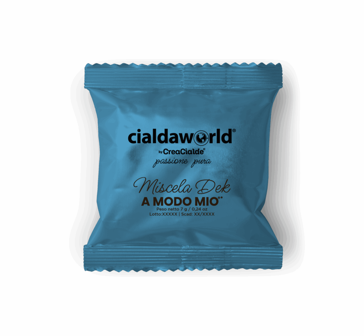 Cialda World 100 Capsule A Modo Mio* Miscela Dek
