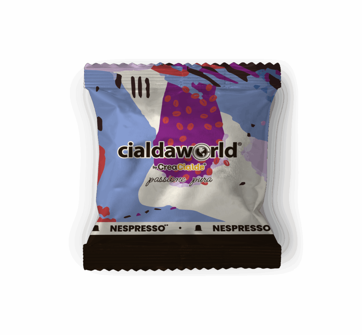 Cialda World 100 Capsule A Nespresso* Miscela Nera